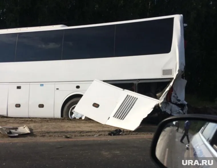 В Курганской области в ДТП попал автобус, есть пострадавший
