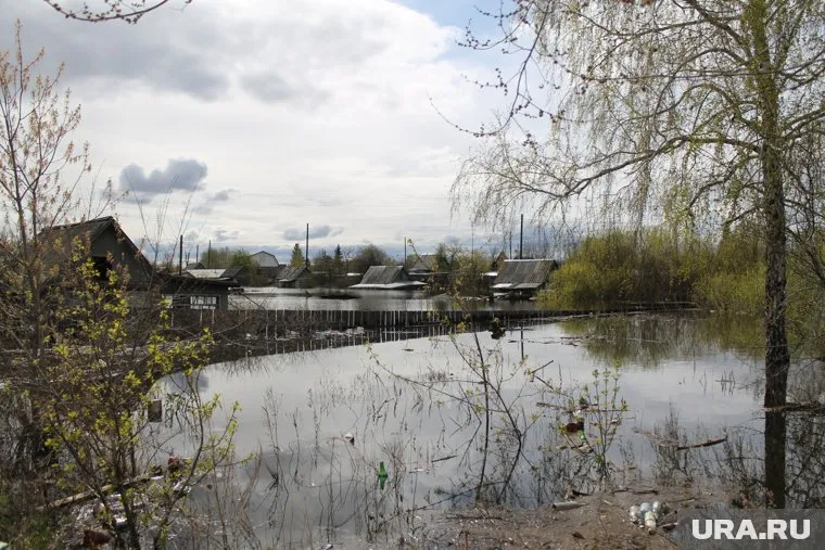 Во время паводка в 2016 году были затоплены сотни домов в Кургане и районах области