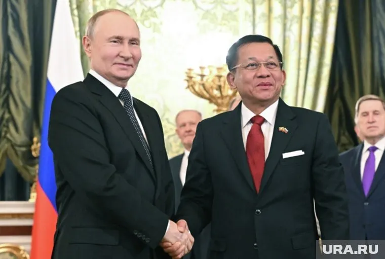 Мин Аун Хлайну рассказал Путину буддистскую притчу о священных коровах