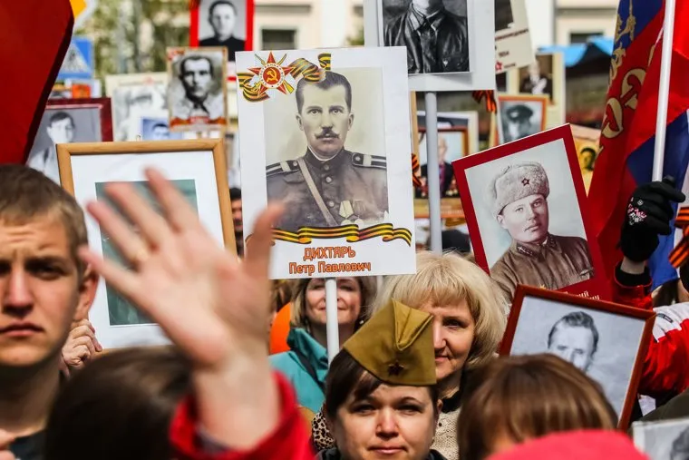 Парад Победы в Великой Отечественной войне. Тюмень