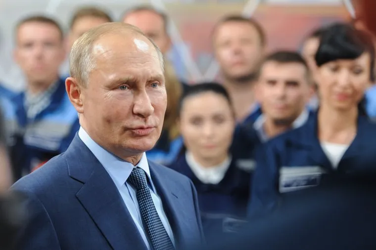 Визит Президента РФ Владимира Путина на открытие Аглофабрики ММК. Челябинская область