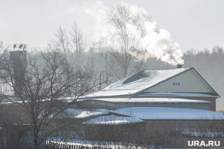 В округе температура воздуха опустилась ниже -30 градусов