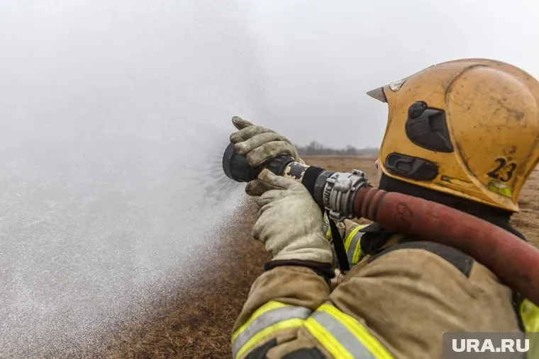 В Москве тушат пожар