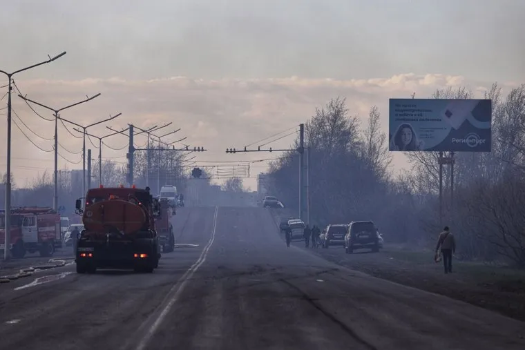 Пожар на шоссе Тюнина. Курган