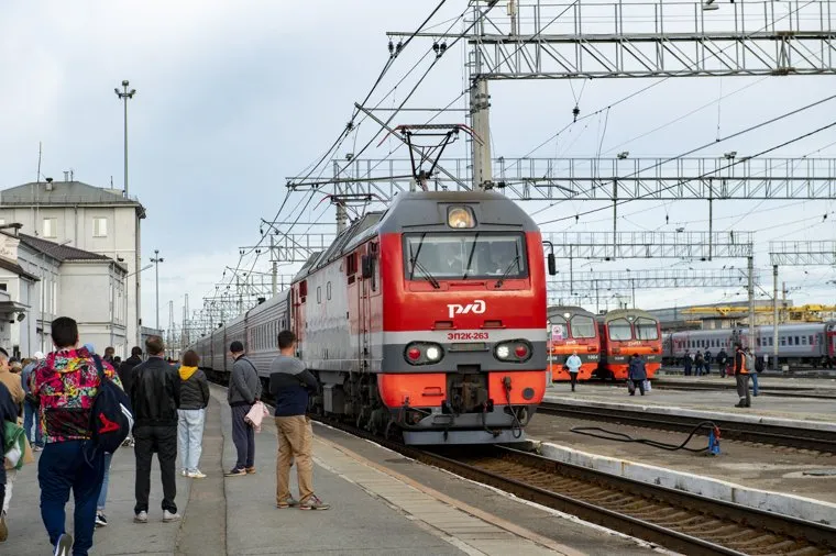 Встреча детей ДНР на жд вокзале Пермь-2. Пермь