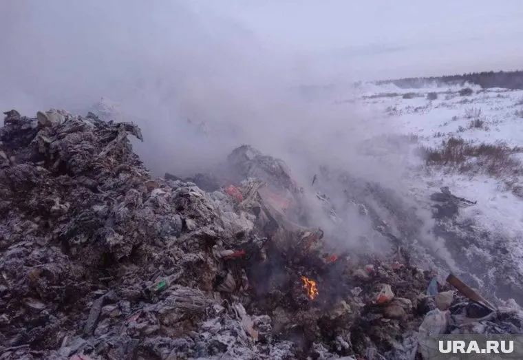 Из-за пожара на Шуховском полигоне Курган может накрыть смог