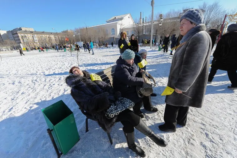 Митинг против строительства Томинского ГОК. Челябинск, стоп гок, уснула