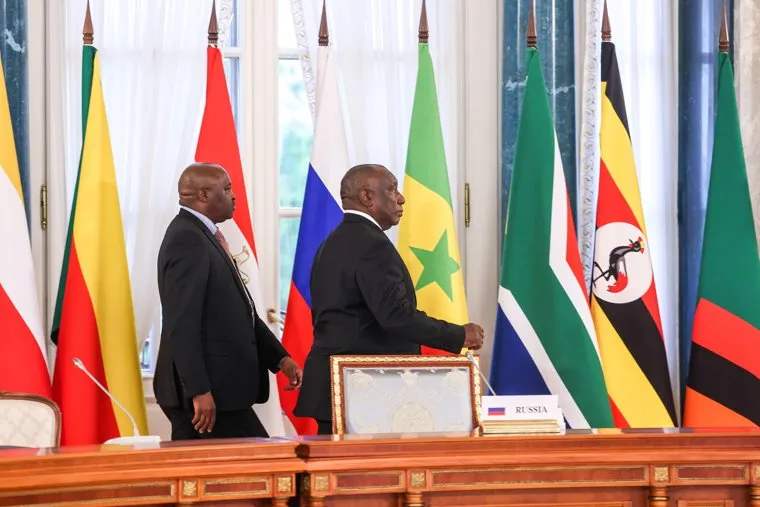 Встреча президента России с лидерами стран Африки. Санкт-Петербург