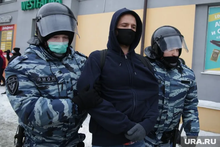 Пермская полиция не раскрывает данные о числе задержанных во время несогласованного митинга 31 января
