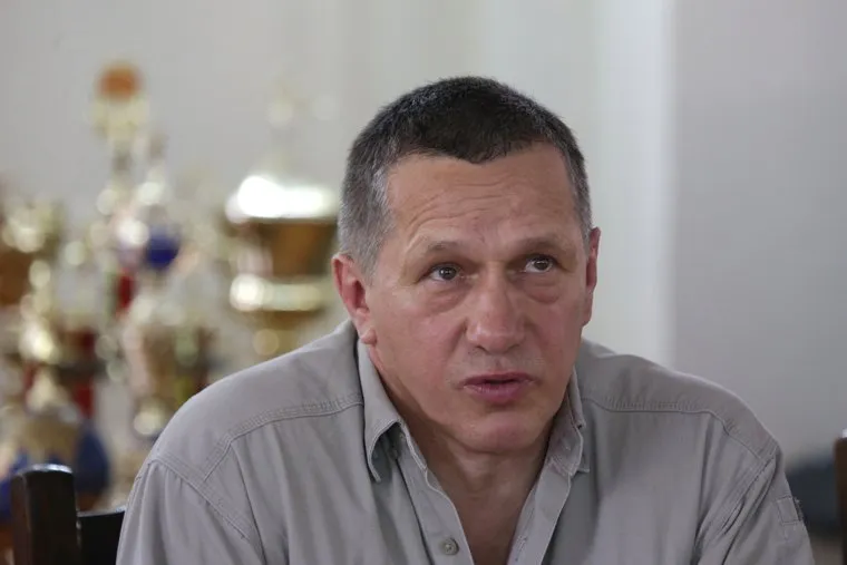Визит полпреда Юрия Трутнева и врио губернатора Пермского края Максима Решетникова в СДЮСШ "Киокушинкай". Пермь, трутнев юрий