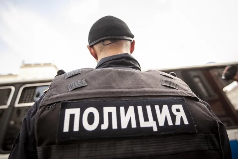 Разгон полицией несанкционированной акции оппозиции