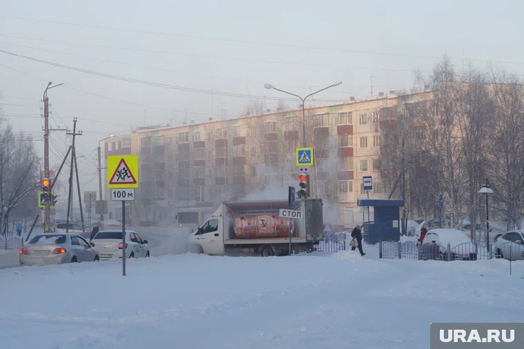 Зимой здание, построенное в 2017 году, промерзает