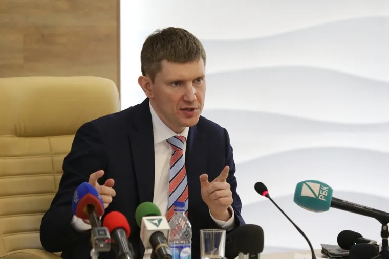 Первая пресс-конференция губернатора Пермского края Максима Решетникова. Пермь, решетников максим