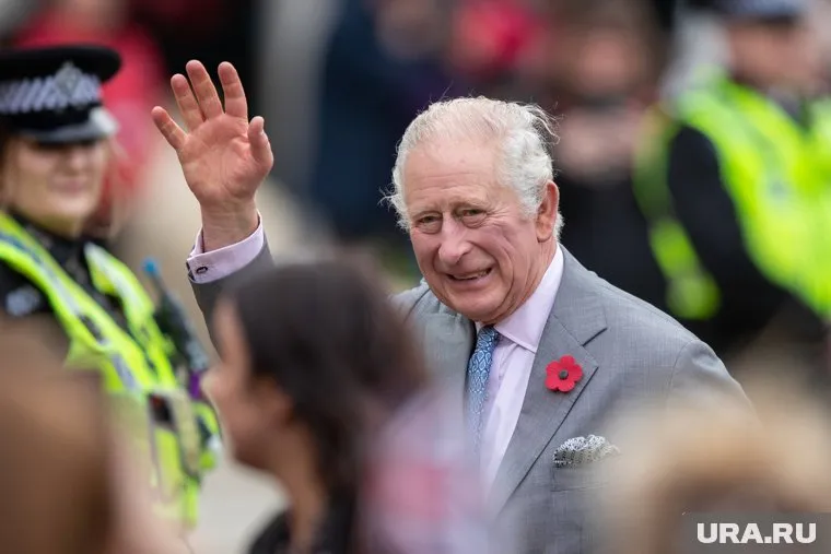 Мужчина, бросивший в короля Карла III (на фото) яйцо, был задержан