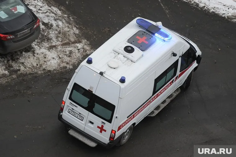 Сбитая женщина приехала на вызов на этой же машине (архивный снимок)