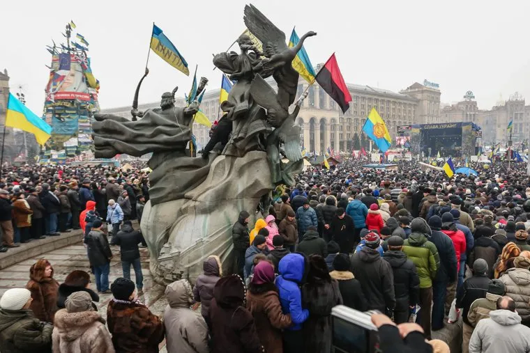События на Майдане. Киев