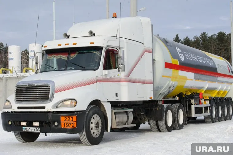 В грузовике было 60 тонн газа