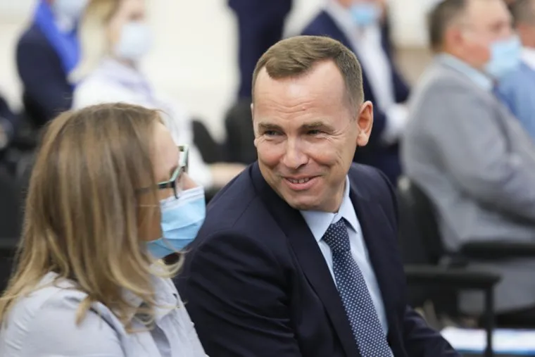 Секретарь генсовета «Единой России» Андрей Турчак на форуме партии "Энергия развития". Курган