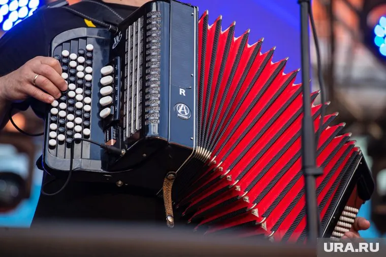 Гармонист Илья Тихонов выступил с песней на телеканале «Россия 1»