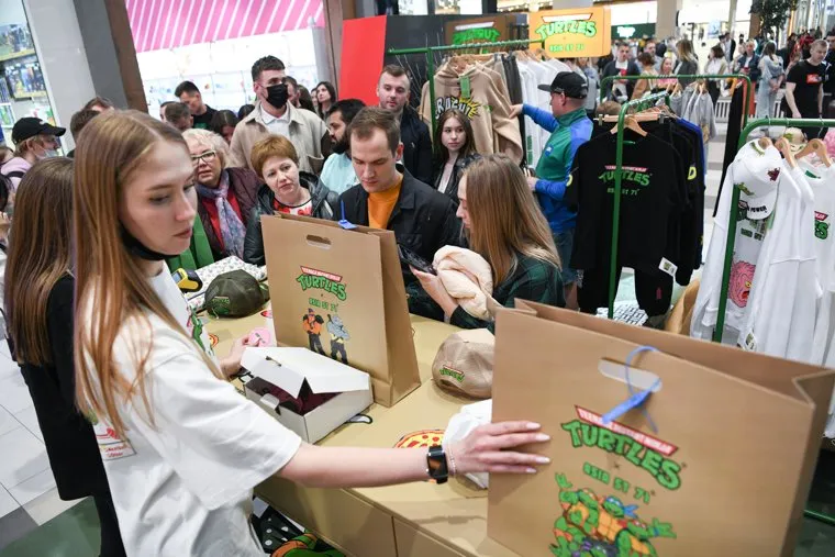 Открытие бутика по мультсериалу Черепашки-ниндзя. Екатеринбург