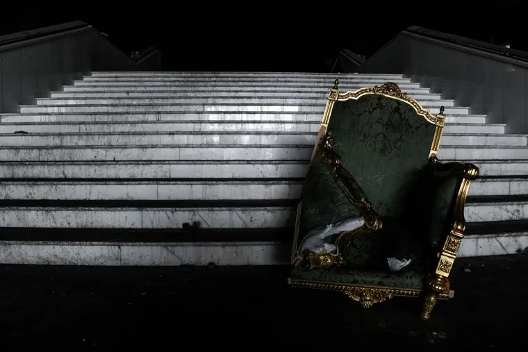 Резиденция президента Казахстана в Алма-Ате после штурма. Алма-Ата, Казахстан