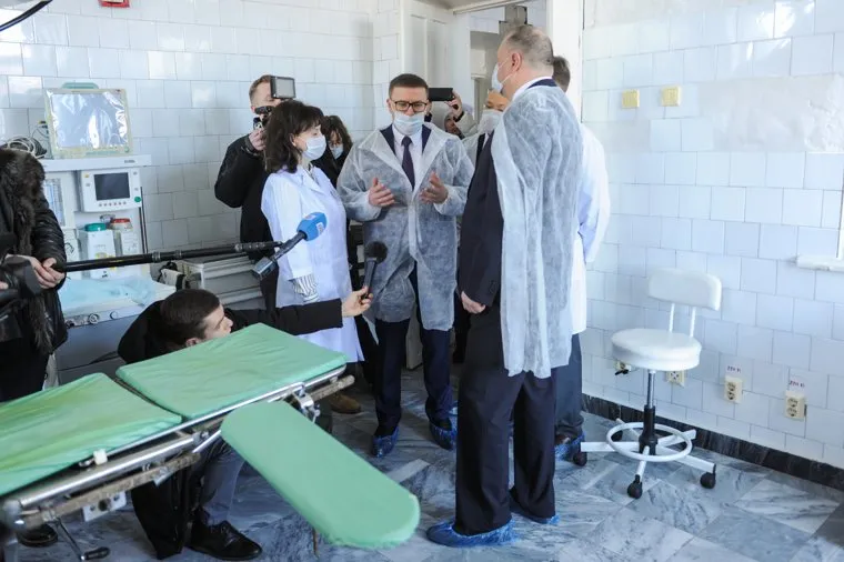 Цуканов Алтушкин Текслер в Карабаше. Челябинская область 