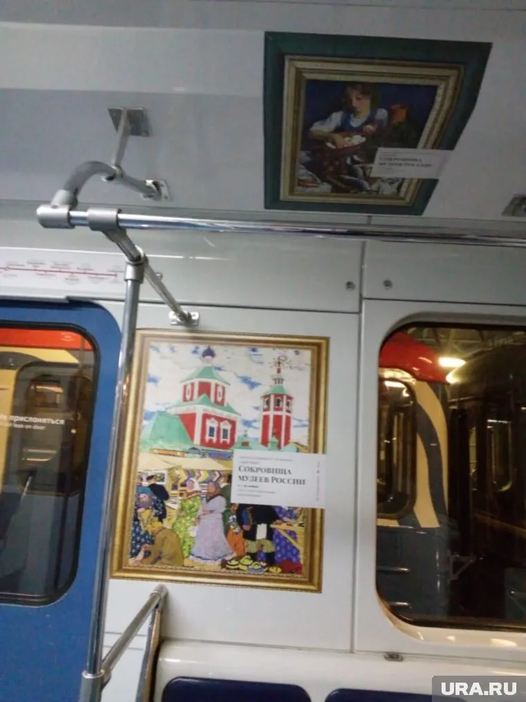 Поезд запущен в честь открытия выставки «Сокровища музеев России»
