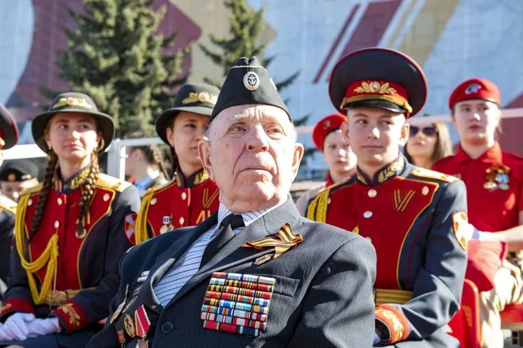 Парад.Бессмертный полк. Пермь