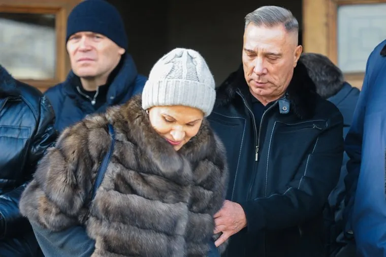 Похороны Вадима Соловьева, экс-губернатора Челябинской области. Челябинск