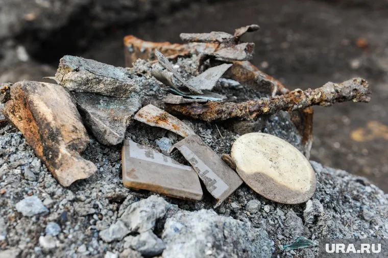 В одной могильной яме было погребено двое умерших, и с ними - две фаланги лошади