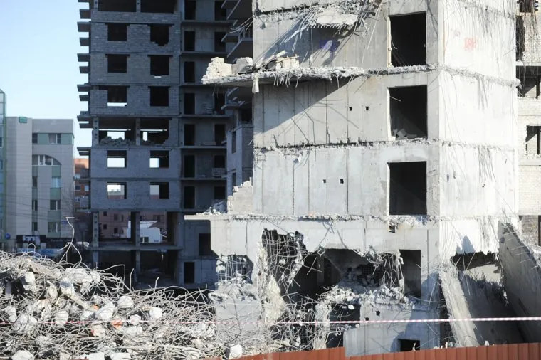 Обрушение долгостроя. Челябинск