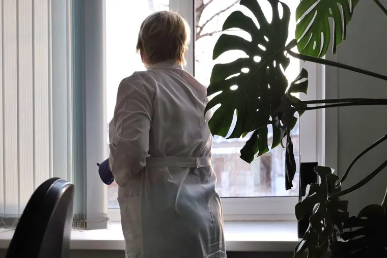 Депутат областной думы Александр Ильтяков в центре переливания крови. Курган