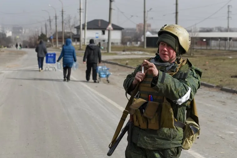 Обстановка в освобожденных районах в г. Мариуполь. Украина