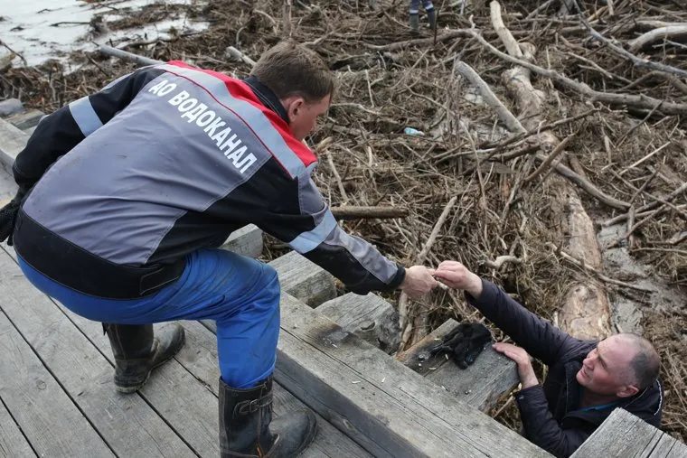 Ишим, паводок 19 апреля. Ишим