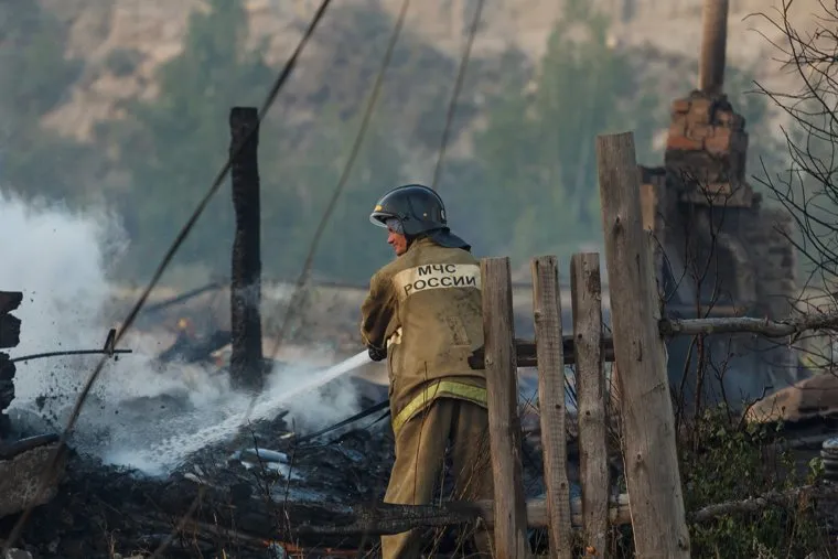 Верховые пожары в послеках Джабык и Запасное. Челябинская область