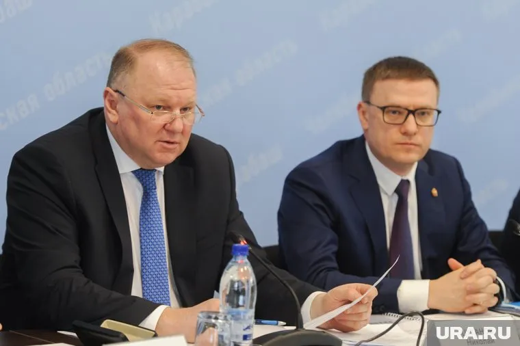 Николай Цуканов (слева) соберет губернаторов в резиденции Алексея Текслера (справа)