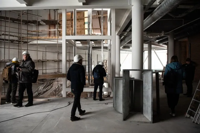 Строительная площадка культурно-просветительского центра «Эрмитаж-Урал». Екатеринбург