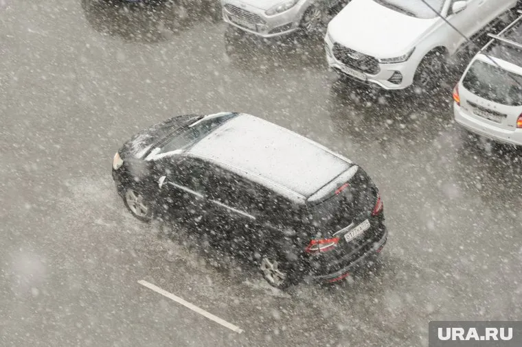 Снег в конце апреля выпал в Магнитогорске 