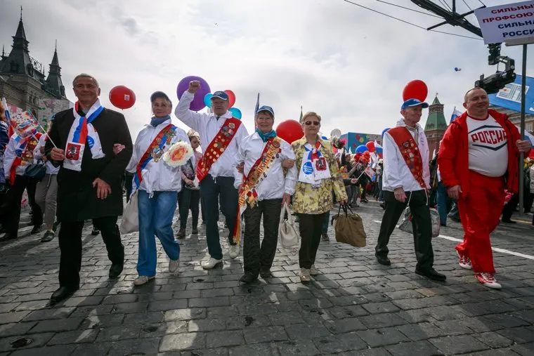 Первомайская демонстрация в Москве на Красной площади. Москва, первомайская демонстрация, первомай, красная площадь
