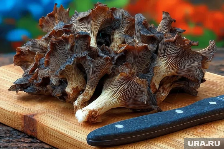 Грибной сезон на Таганае продолжился и позволил собрать из-под снега съедобные лисички