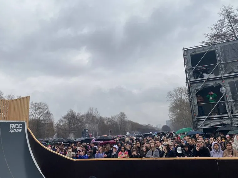 Macan и Ваня Дмитриенко зажгли в скейт-парке RCC EXTREME 22 апреля 2023: фото, видео