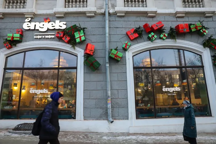 Новогоднее оформление кафе и ресторанов. Екатеринбург