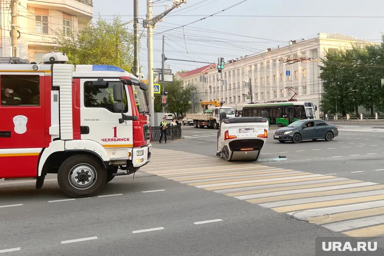 В Березовском из-за столкновения машин пострадал человек