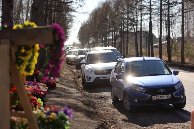Родительский день. Рябковское кладбище. Курган
