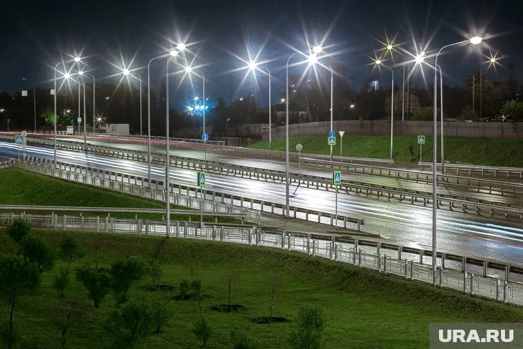 Система освещения в промзоне заработала впервые