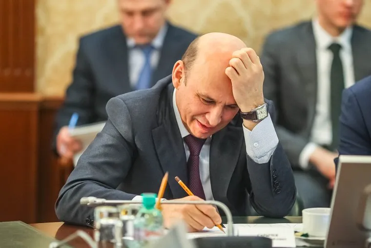 Встреча губернатора Владимира Якушева с журналистами в честь дня российской прессы. Тюмень