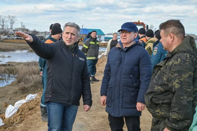Александр Моор и Владимир Якушев в Казанке. Тюмень