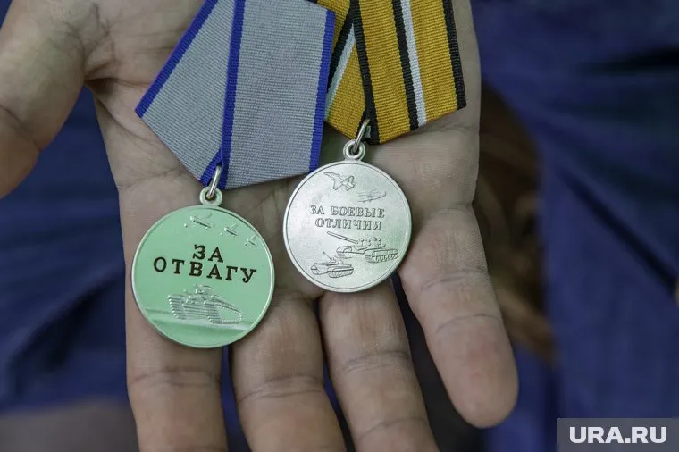 Курганский боец получил медаль «За отвагу» (архивное фото)