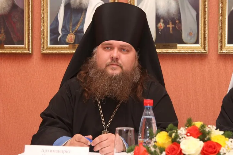 Пресс-конференция Владыки Иосифа. Курган, архимандрит иннокентий