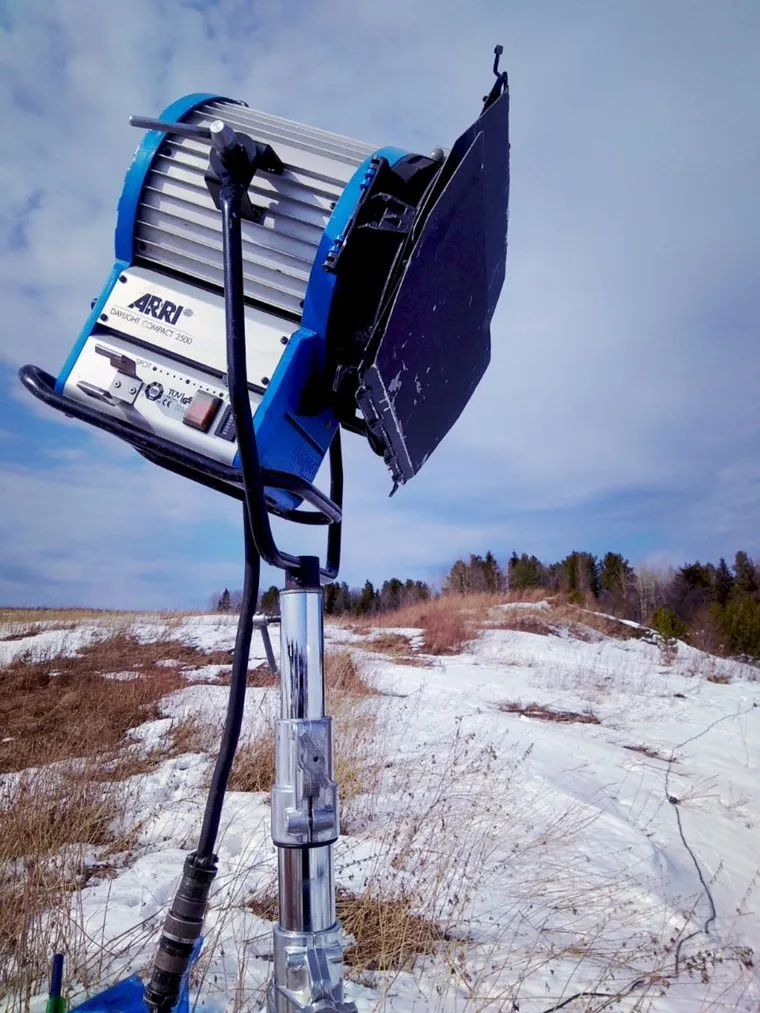 Съемки тизера к фильму "Перевал Дятлова" в селе Чусовом